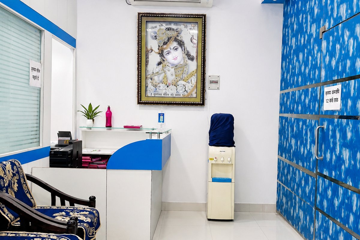 Reception at Dr. Pradeep Agarwal's clinic in Jaipur